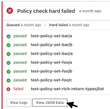 viewing json data