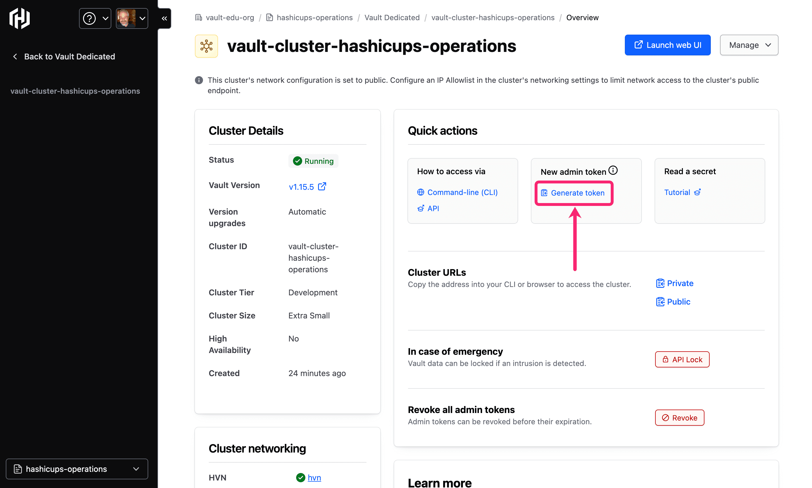 Generate a Token